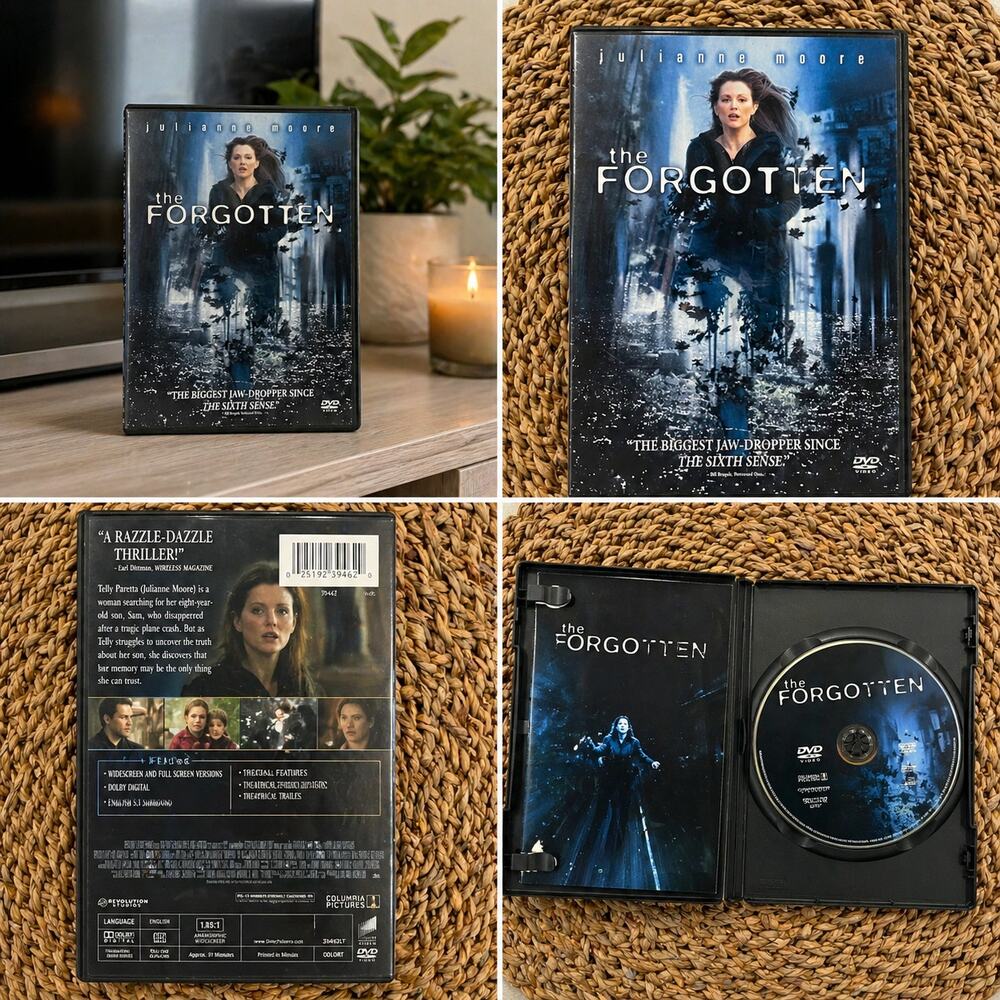 The Forgotten DVD 2004 Anne Moore Julianne Moore Thriller Movie looks good